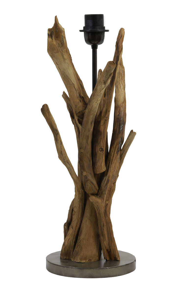 Lamp base Ø18x50 cm BLUMA natural brown