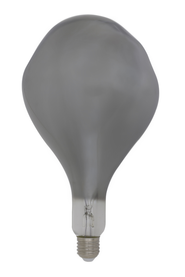 Deco LED pear Ø16x32 cm ASYM 4W smoked E27 dimmable