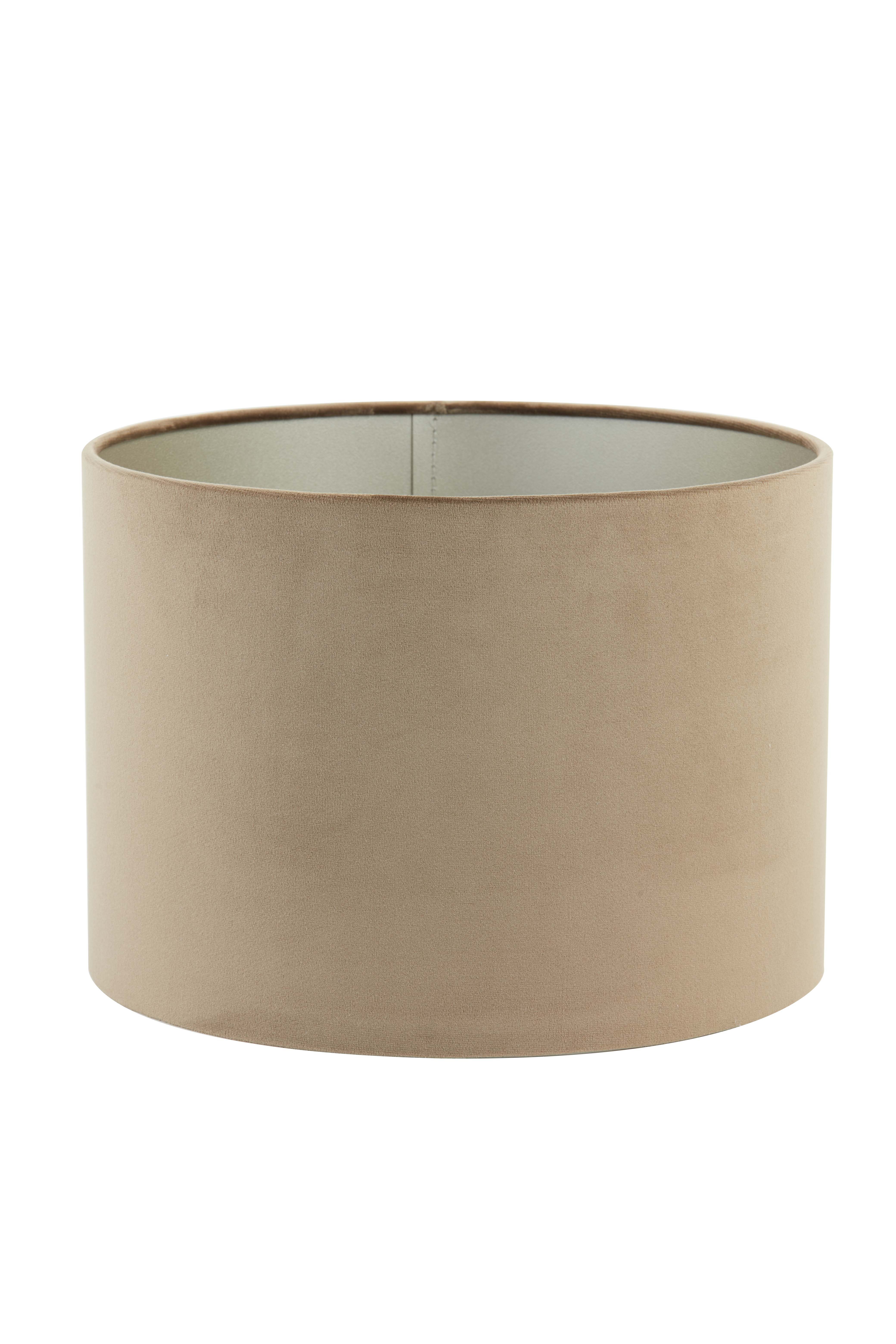 Shade cylinder 40-40-30 cm VELOURS chocolate brown