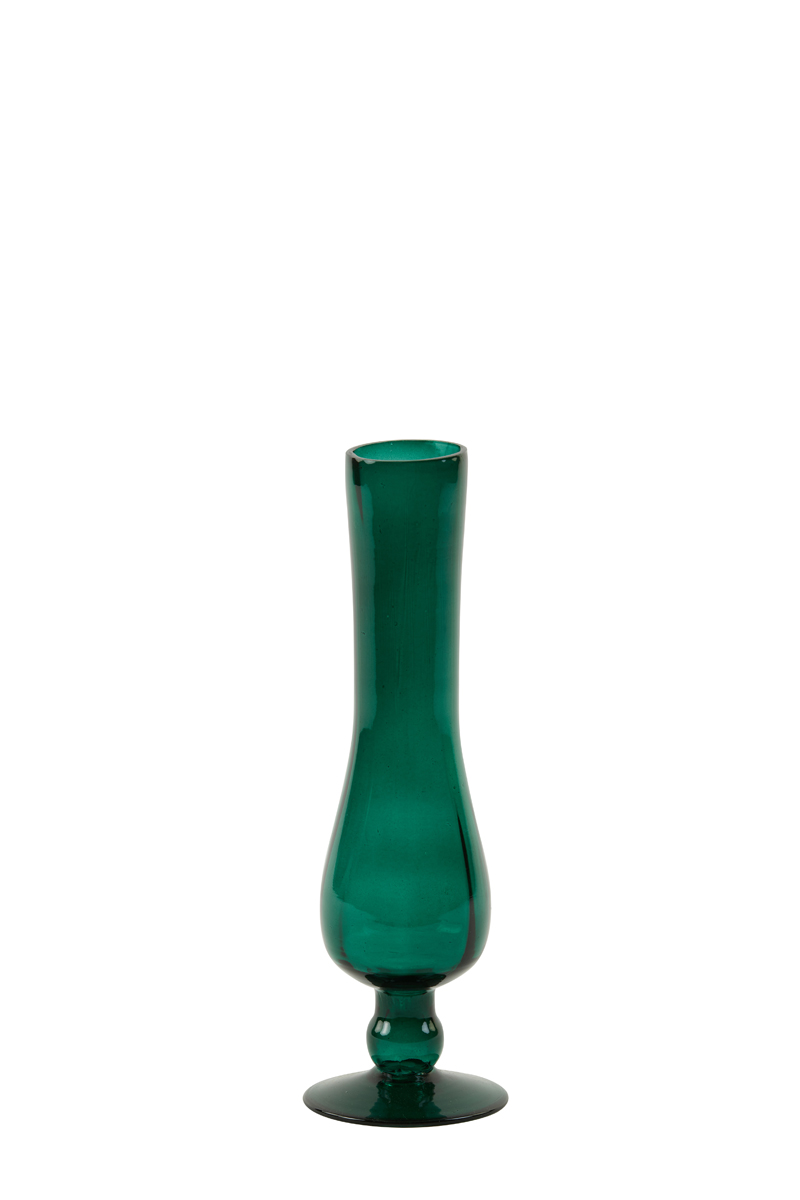 Vase Ø9,5x27 cm BARIRO glass dark green
