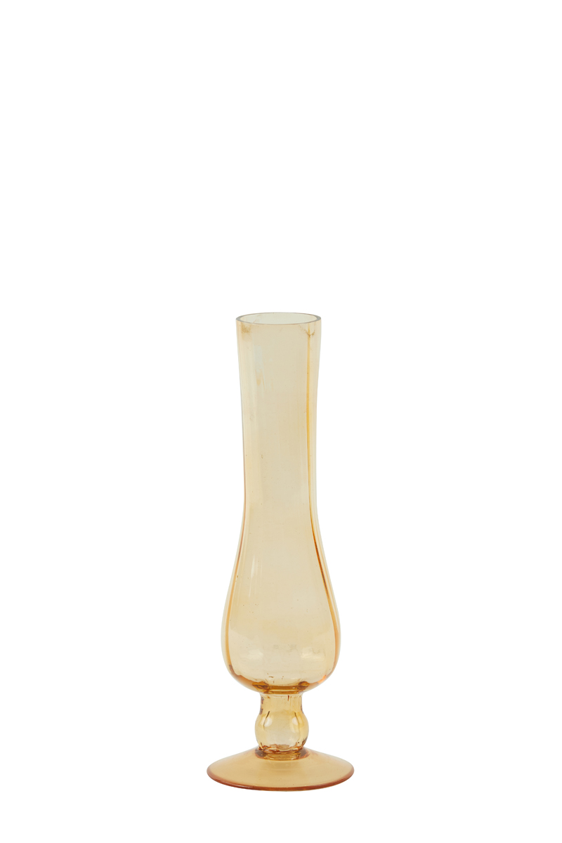 Vase Ø9,5x27 cm BARIRO glass peach