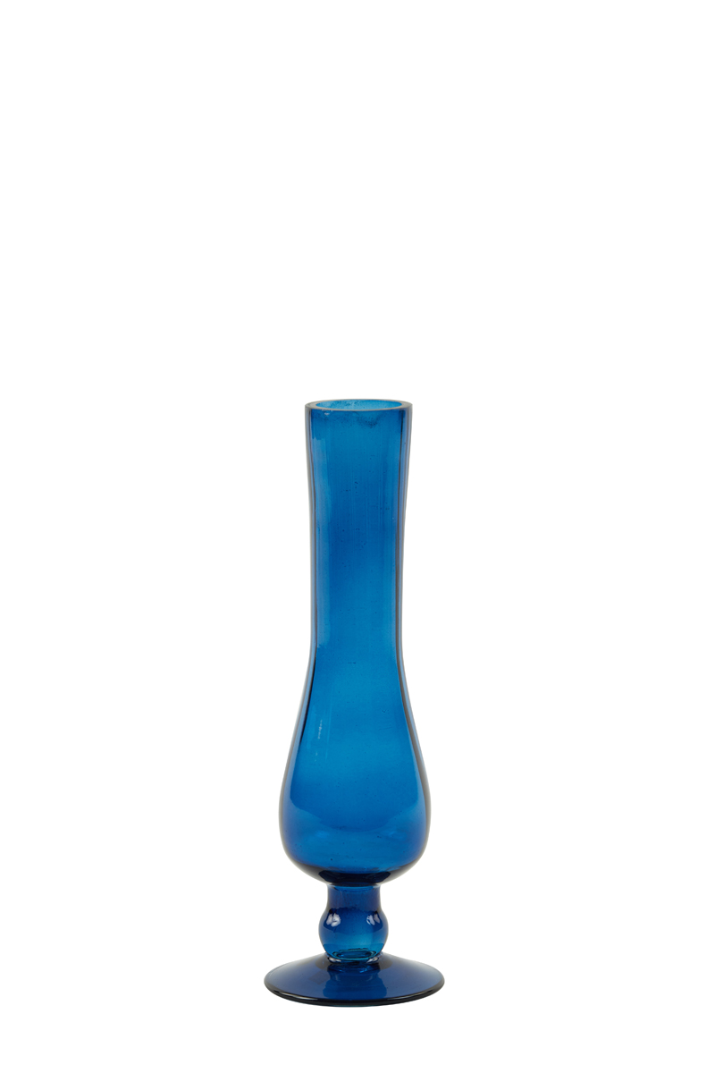 Vase Ø9,5x27 cm BARIRO glass dark blue