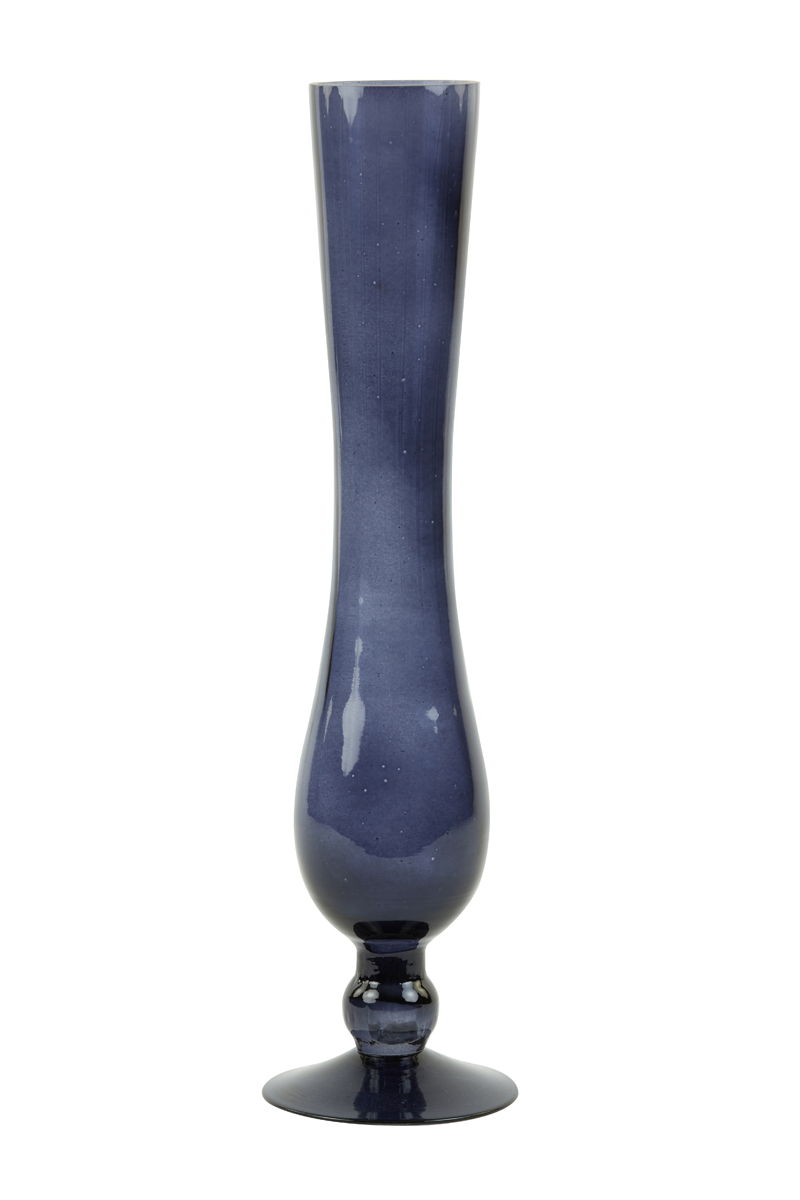 Vase Ø10,5x42 cm BARIRO glass anthracite