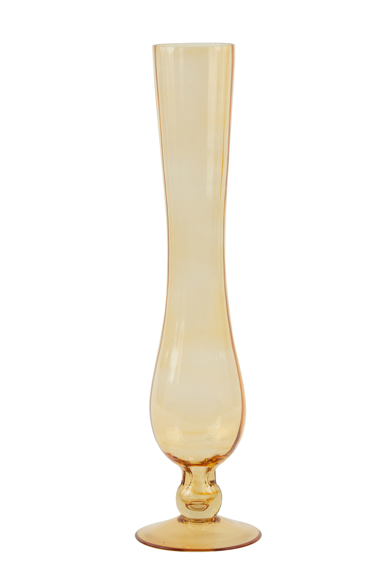 Vase Ø10,5x42 cm BARIRO glass peach