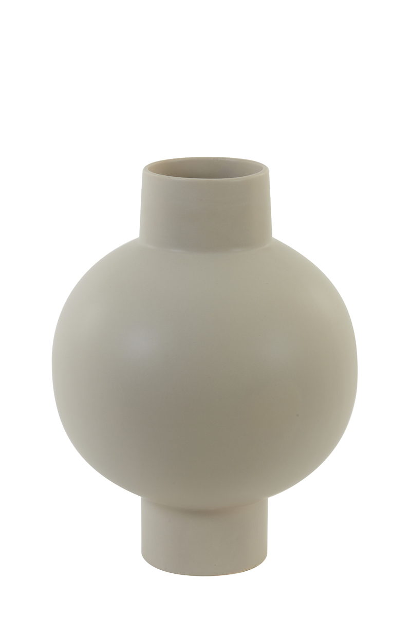Vase Ø27,5x37,5 cm GEORGINA ceramics sand