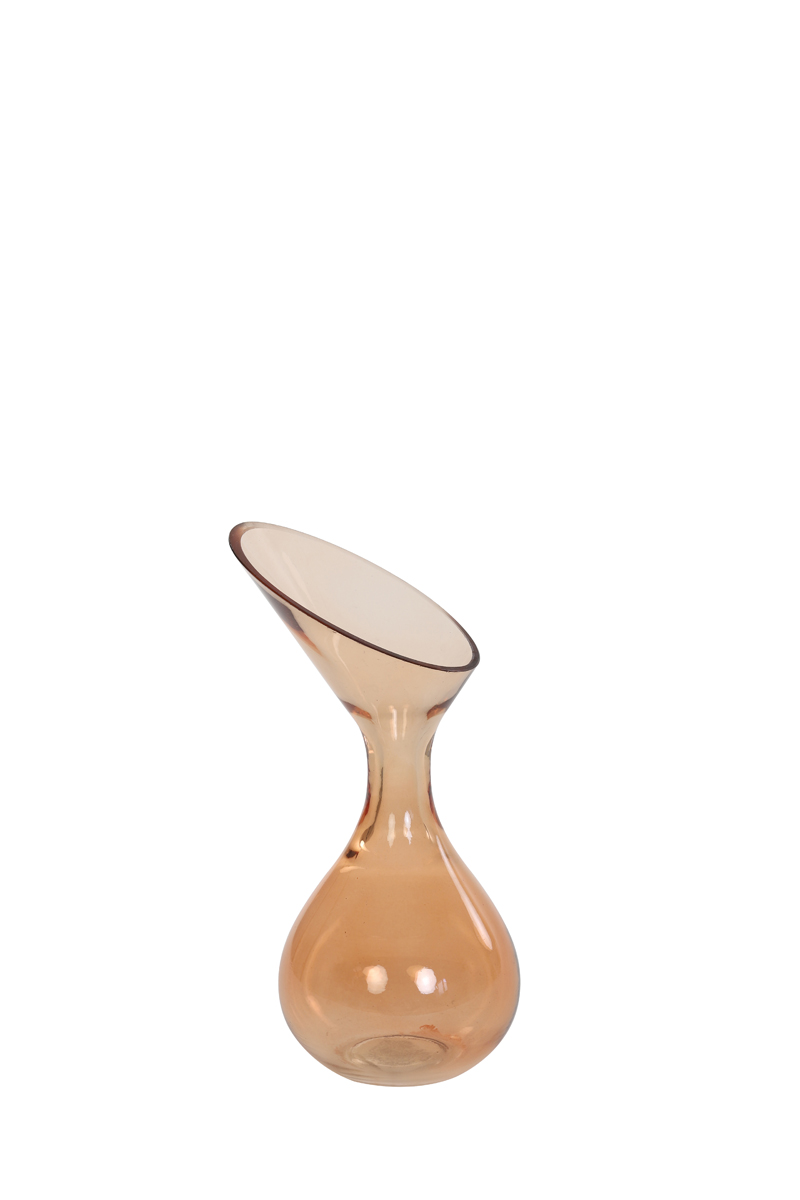 Vase Ø13x25 cm HERLEY glass peach