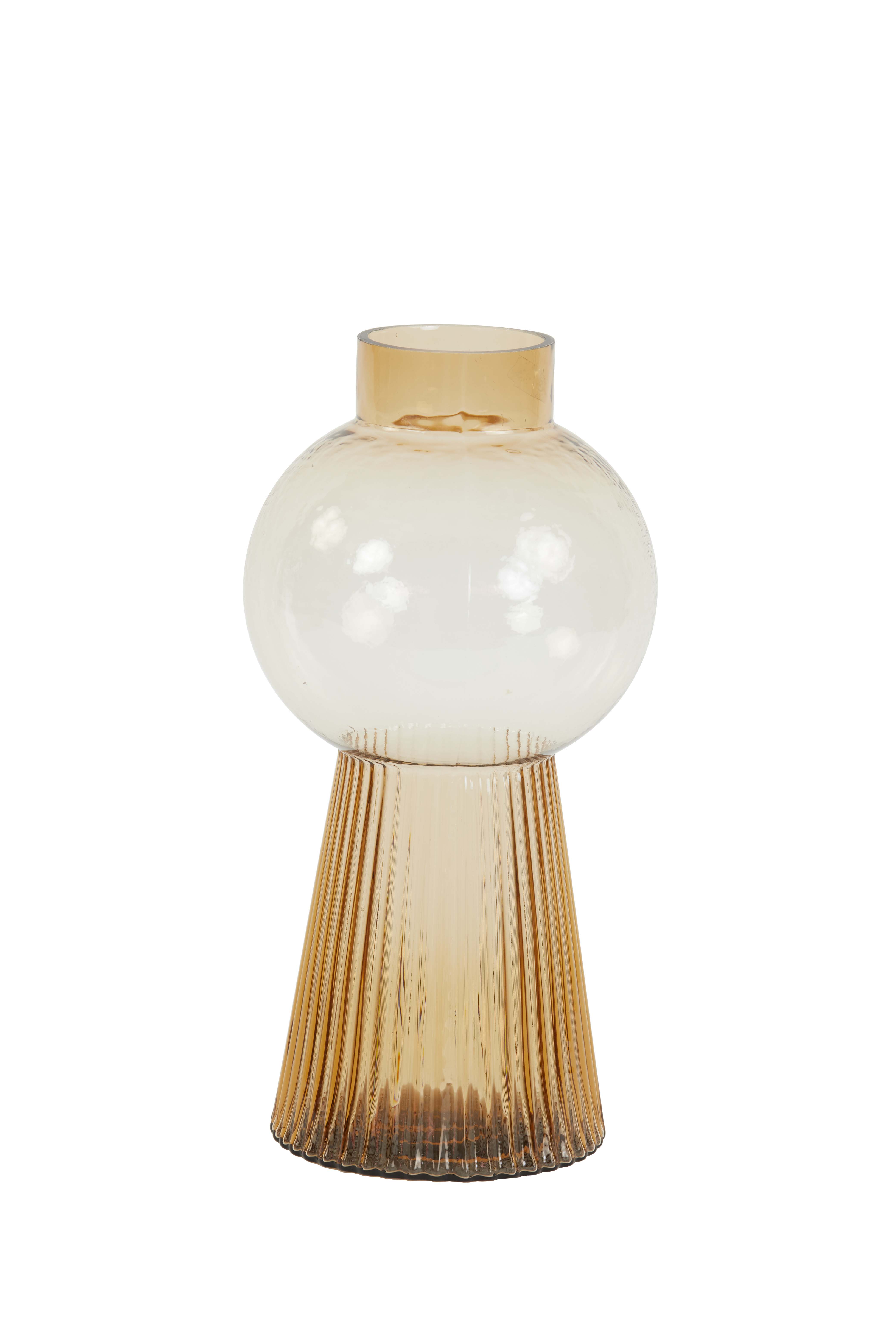 Vase Ø17x30 cm RALA glass light caramel