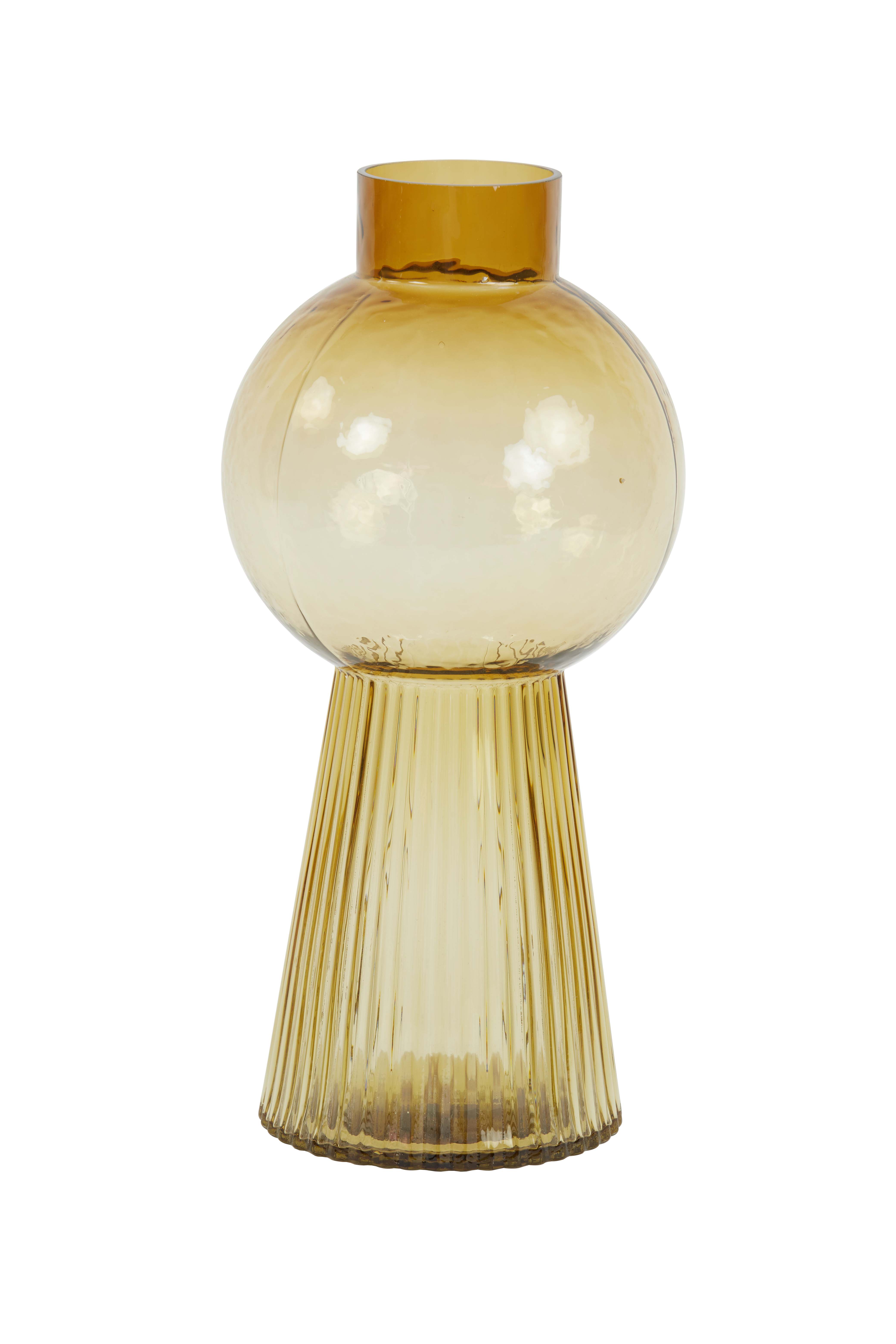 Vase Ø19x40 cm RALA glass light caramel