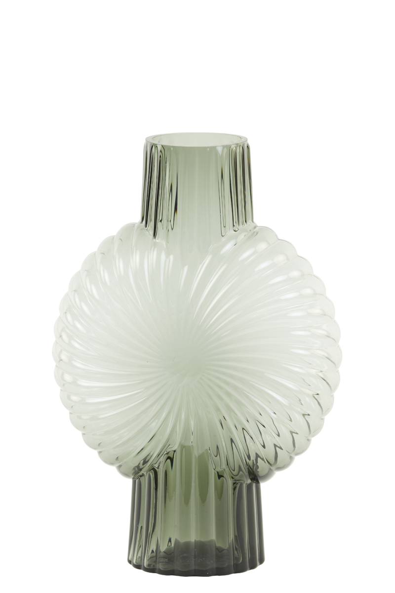 Vase 22x10,5x32 cm MIA glass grey