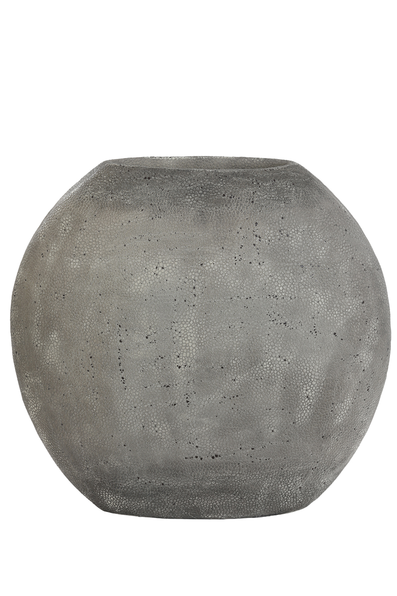 Vase deco 49,5x20x45 cm RAYSKIN grey