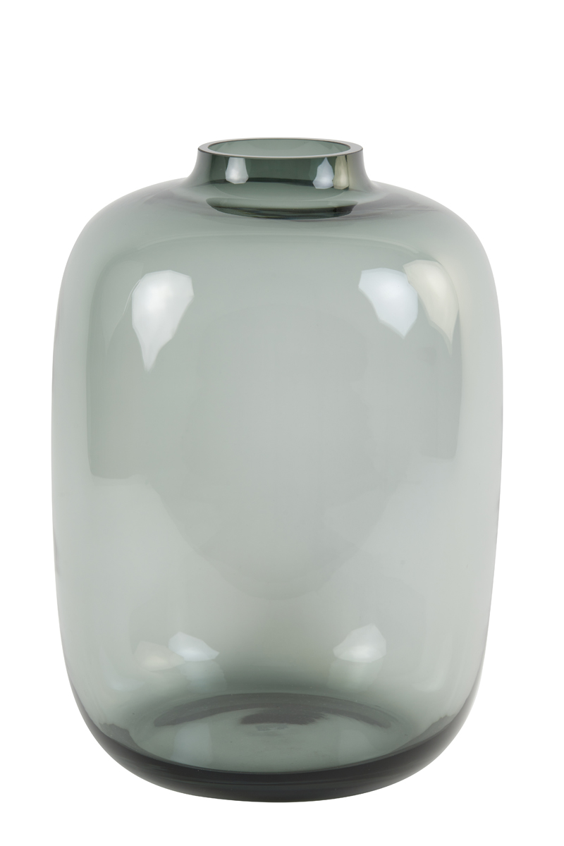 Vase Ø32,5x45 cm KEIRA glass grey