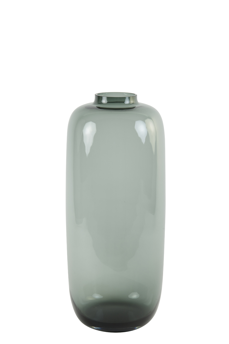 Vase Ø24x56 cm KEIRA glass grey