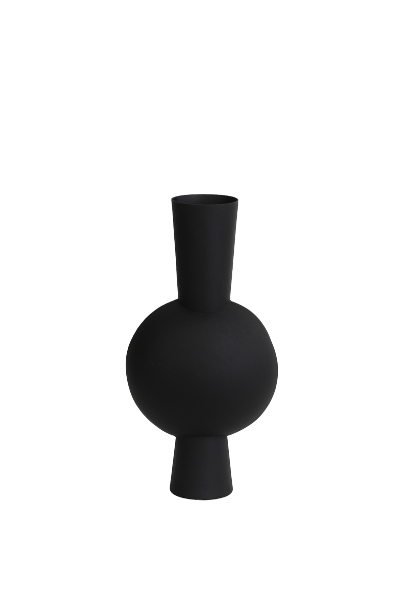 Vase 13,5x9x39,5 cm KAVANDU matt black