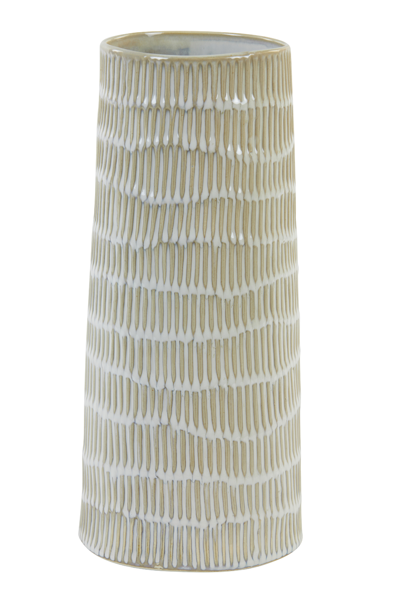 Vase Ø15x32,5 cm GIORGIA ceramics cream-beige
