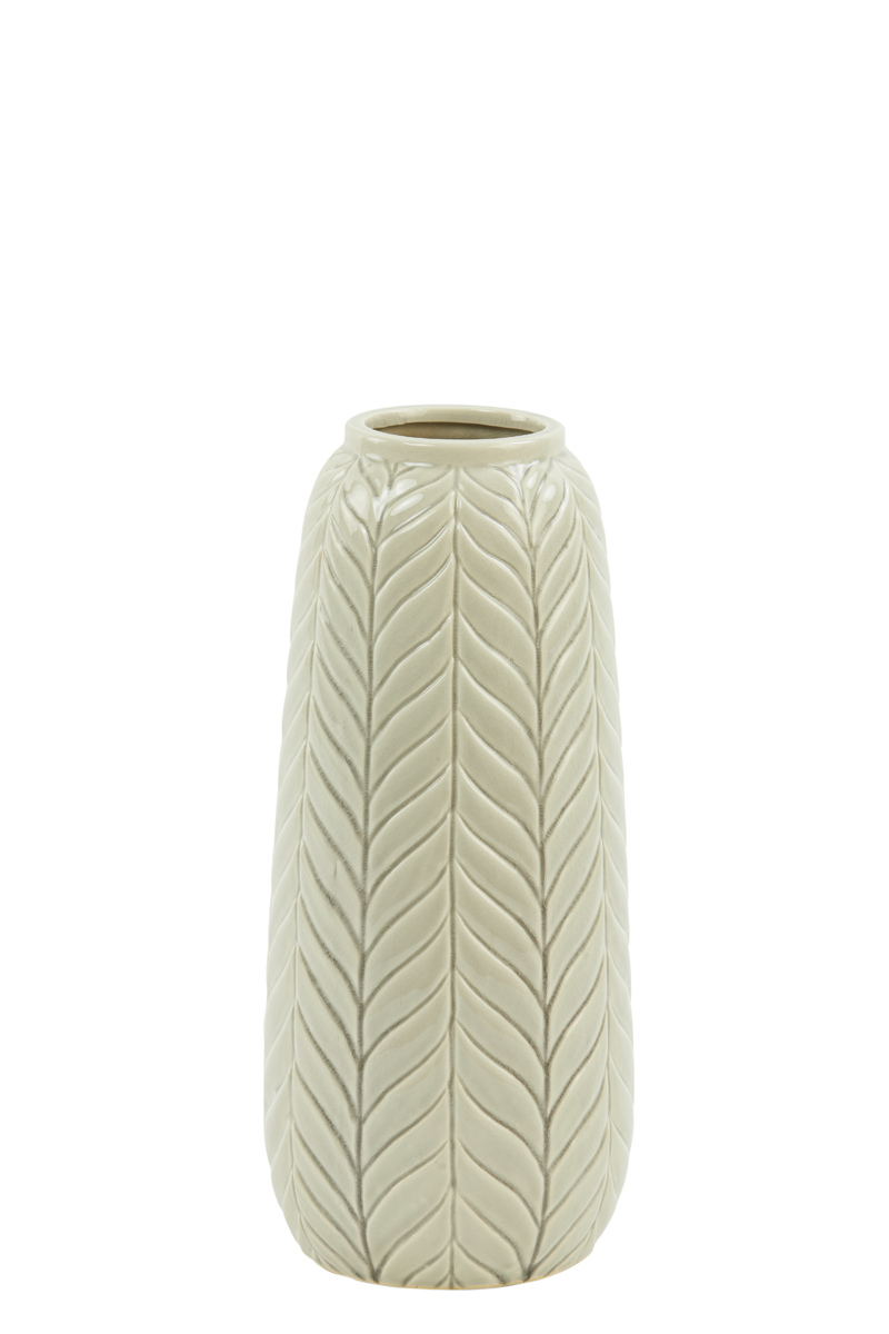 Vase Ø14,5x33,5 cm LILO ceramics cream