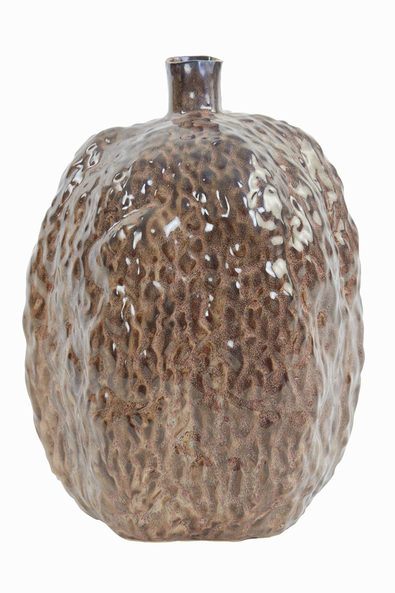 Vase deco Ø19,5x26 cm ATOL ceramics eggplant
