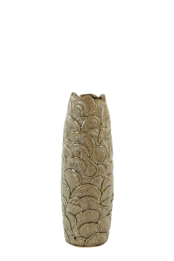 Vase Ø14x40,5 cm TRAVIS ceramics brown