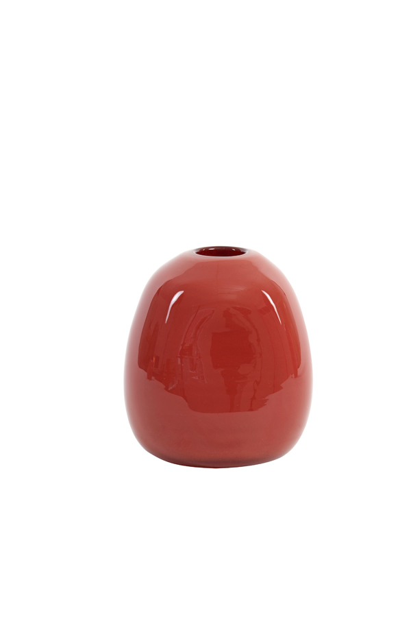 Vase Ø16x17 cm TOMMY glass red