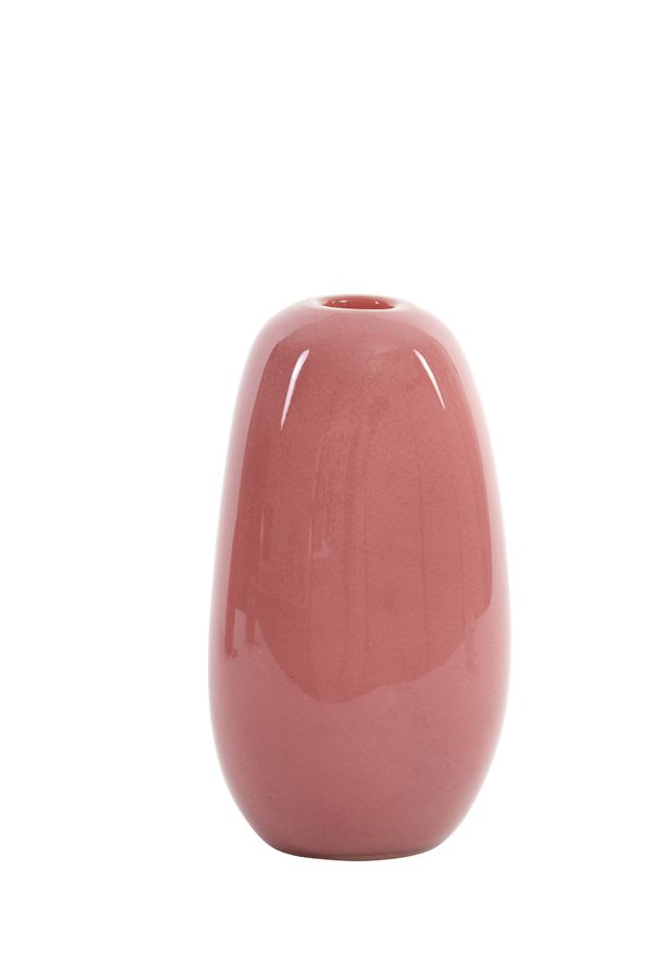 Vase Ø16,5x29,5 cm TOMMY glass light pink