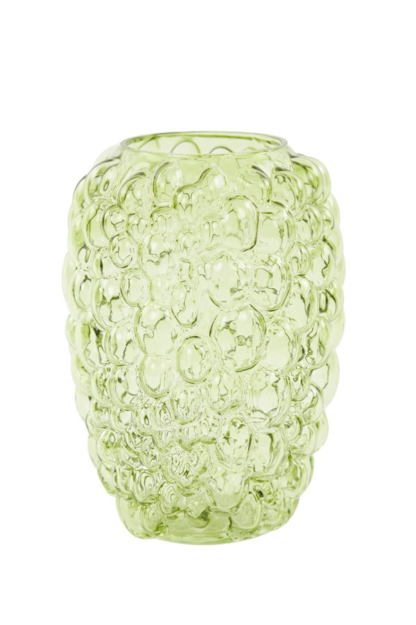 Vase Ø17x25 cm ALFREDO glass olive green