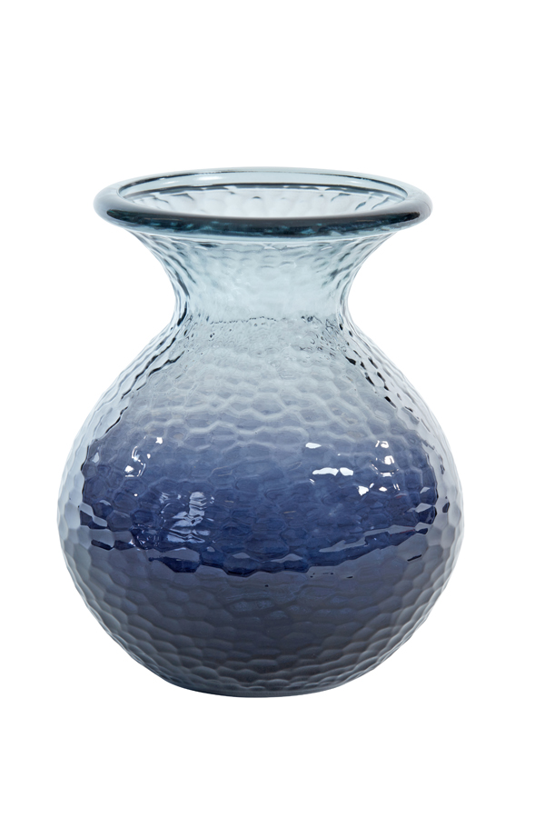 Vase Ø20x24,5 cm OZARK glass dark grey-light grey