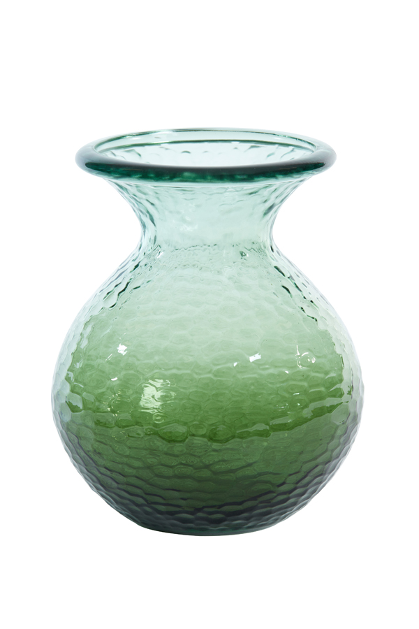 Vase Ø20x24,5 cm OZARK glass dark green-light green