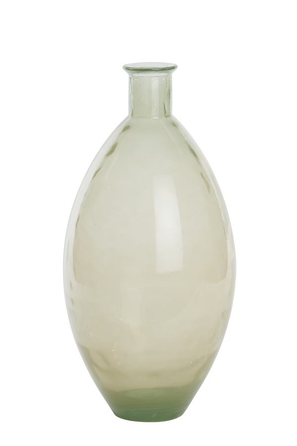 Vase Ø29x59 cm SOSSANO glass milky caramel