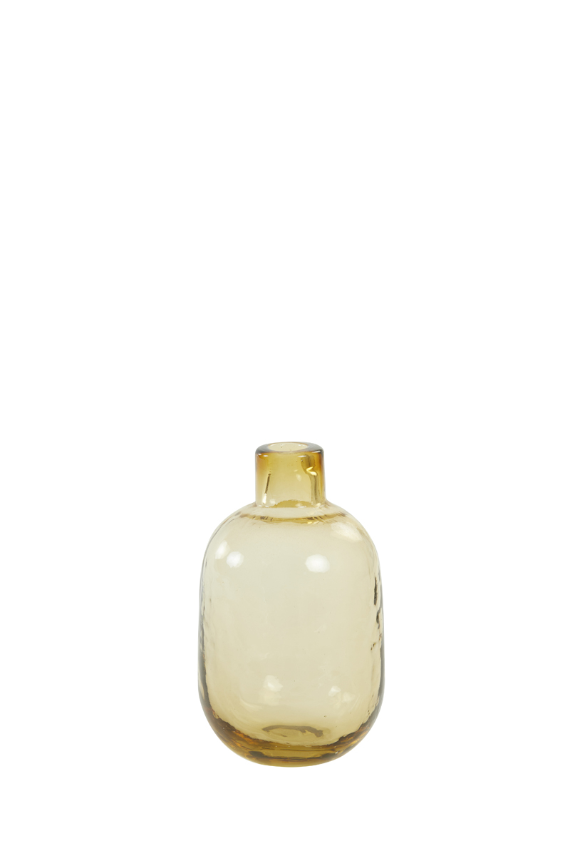 Vase Ø9x15 cm DAKAR glass yellow