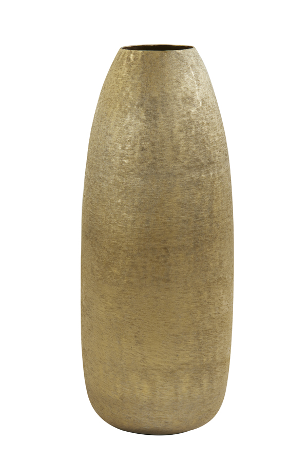 Vase deco Ø22,5x51 cm GIVRIN gold