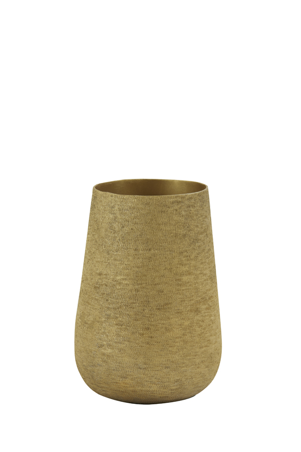 Vase deco Ø11,5x17 cm GIVRON gold