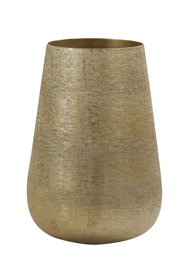Vase deco Ø18x26 cm GIVRON gold