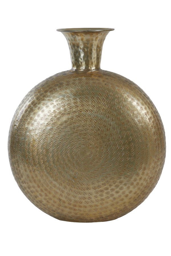 Vase deco 39x14x47 cm LONAY light gold