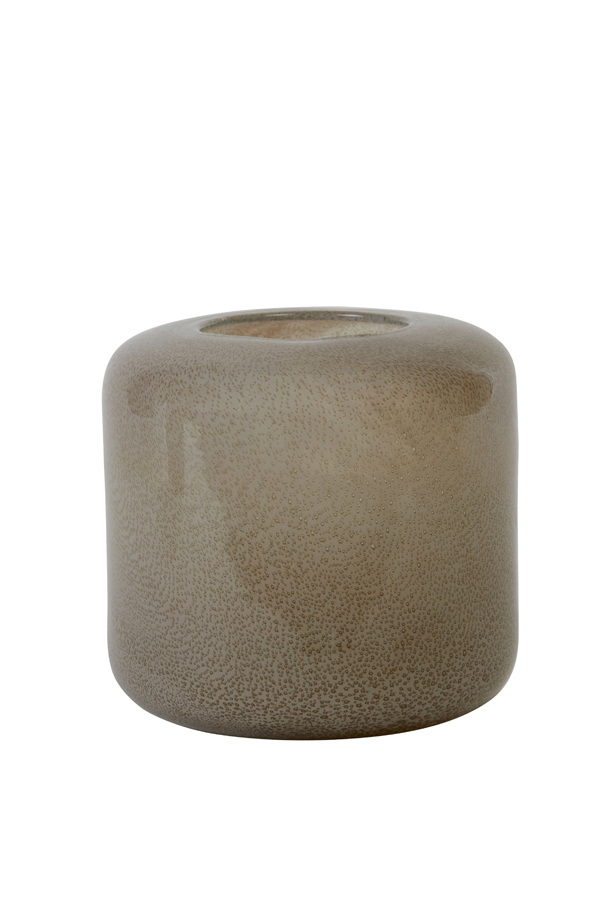 Vase Ø19,5x20,5 cm FIORELLA glass sand
