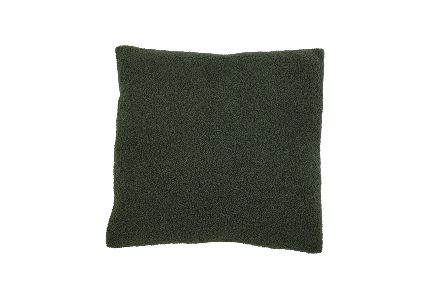 Cushion 45x45 cm TEDDY dark olive green