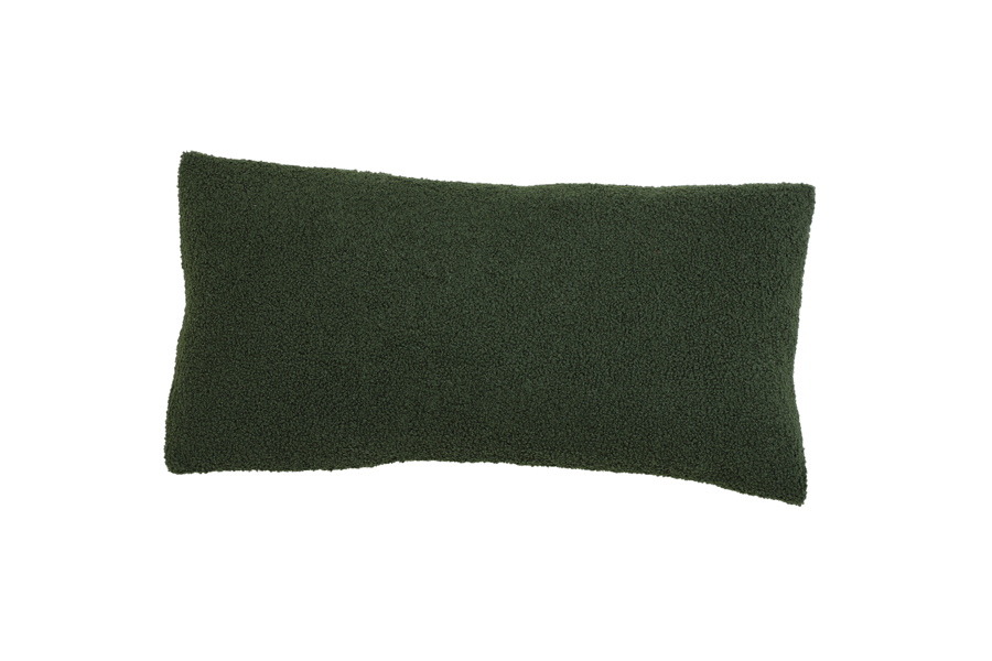 Cushion 60x30 cm TEDDY dark olive green