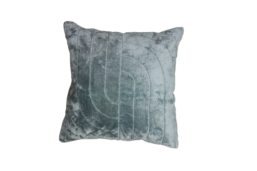 Cushion 45x45 cm ELIAS grey-blue