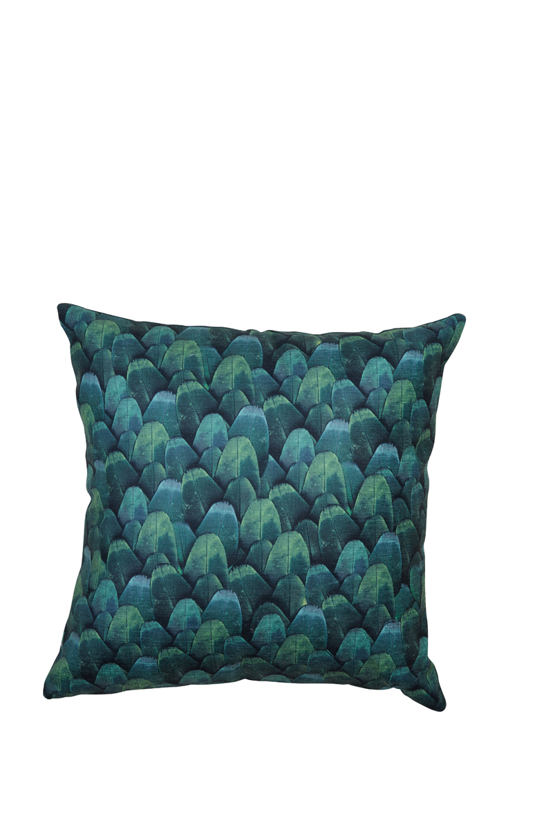 Cushion 45x45 cm MASIBA petrol/green