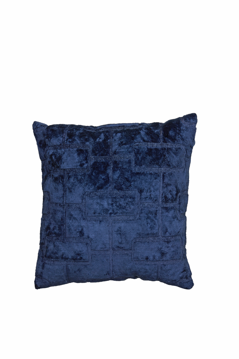 Cushion 45x45 cm TEMBUKU dark blue