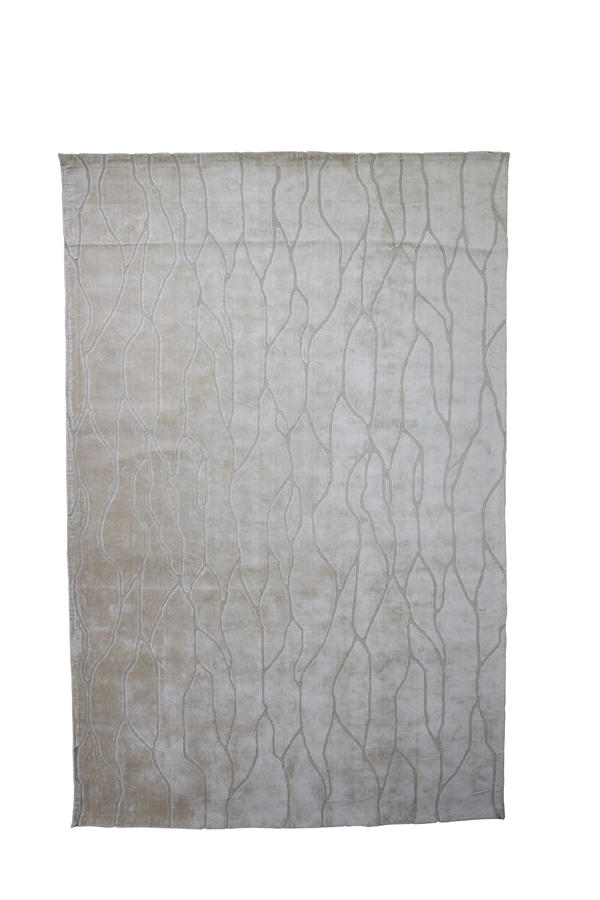 Rug 230x160 cm LATIS light grey+brown