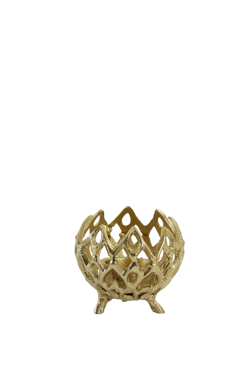 Tealight Ø10x9 cm SIAM gold