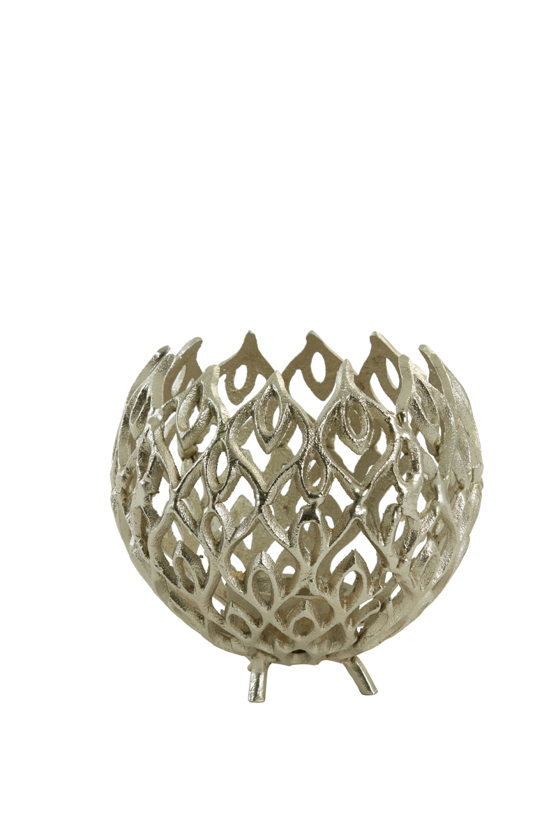 Tealight Ø16x15 cm SIAM light gold