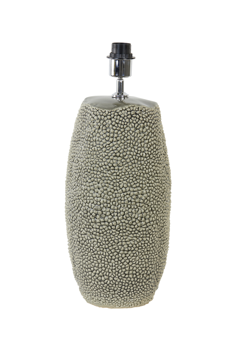 Lamp base Ø30,5x40,5 cm KYARA ceramics grey-brown