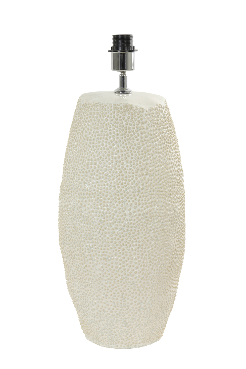Lamp base Ø34,5x48 cm KYARA ceramics cream