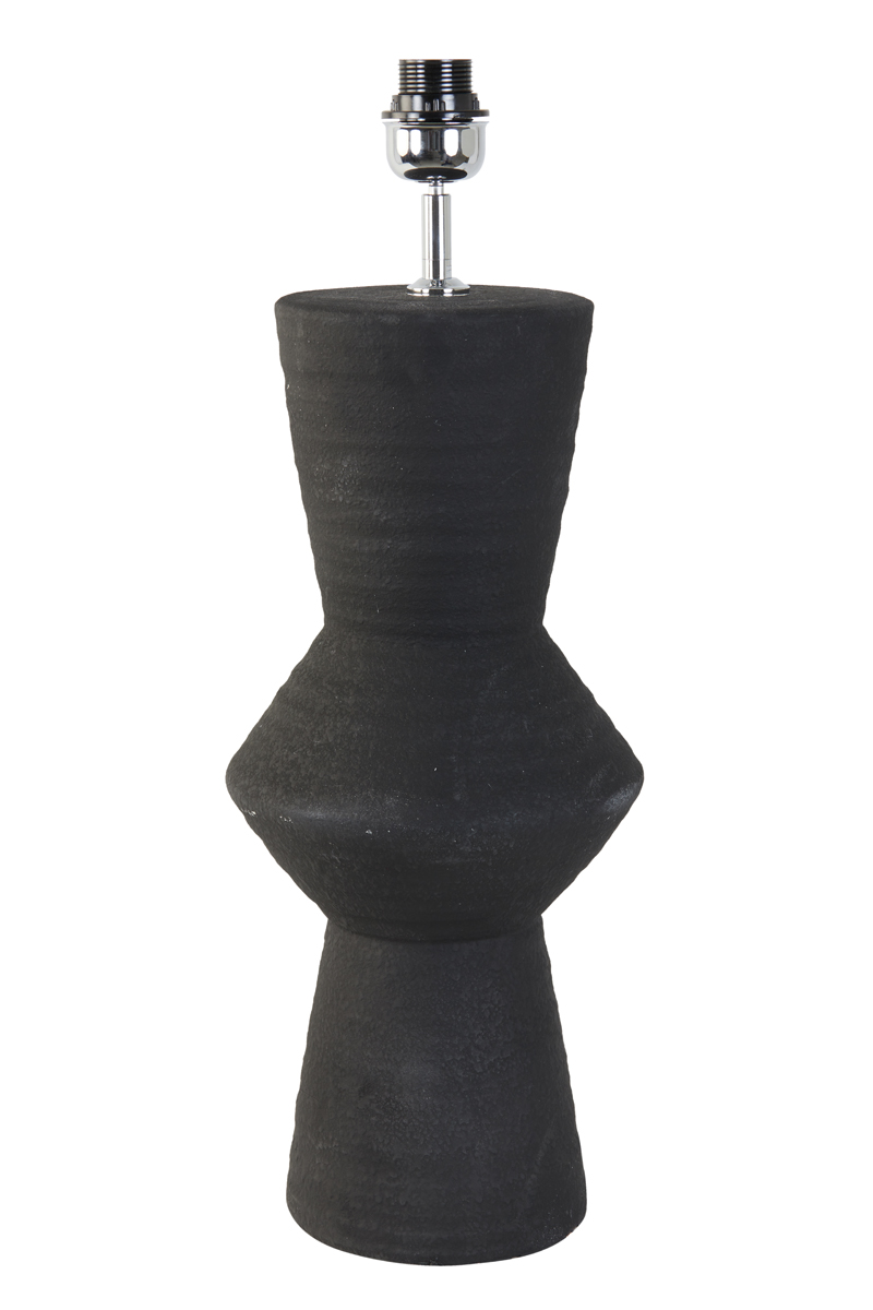 Lamp base Ø22,5x61 cm AYLA ceramics black