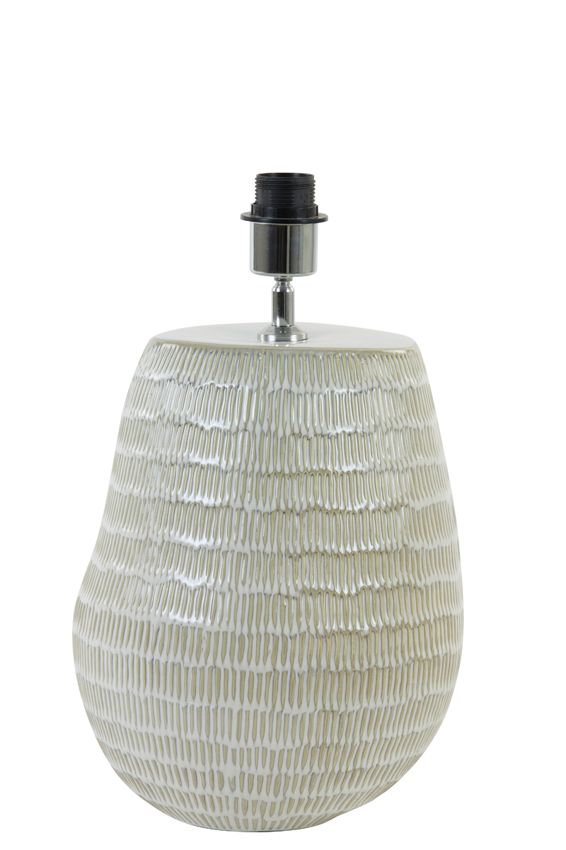Lamp base Ø26x41,5 cm GIORGIA ceramics cream-beige