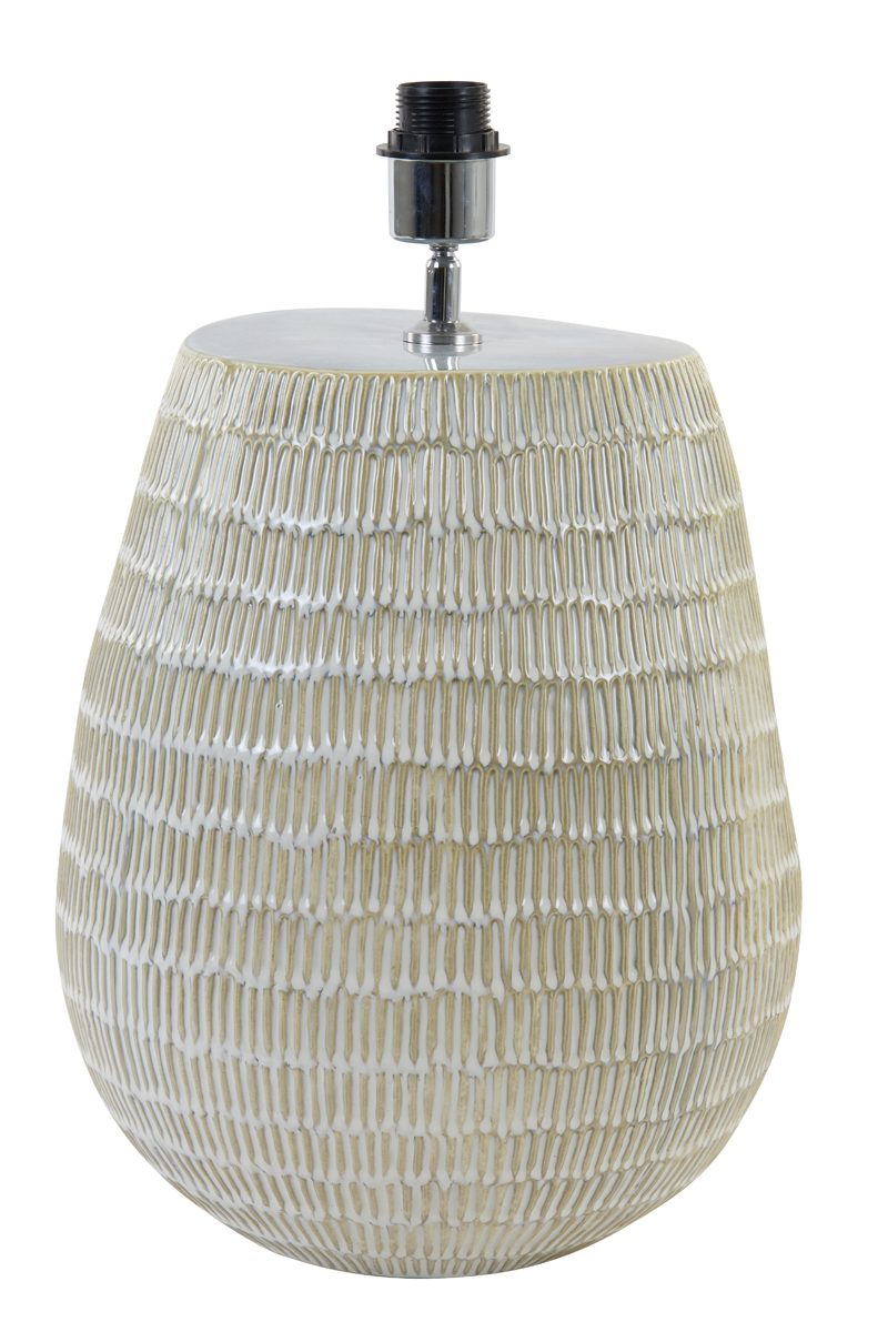 Lamp base Ø32x49,5 cm GIORGIA ceramics cream-beige
