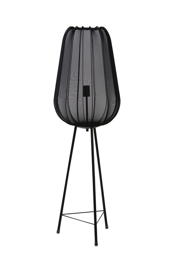 Floor lamp Ø42x132 cm PLUMERIA black