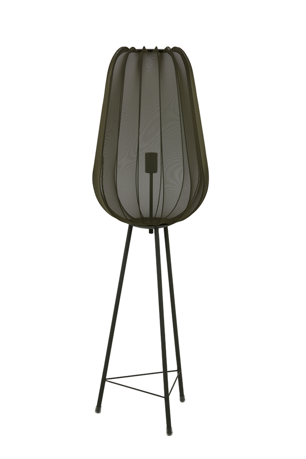 Floor lamp Ø42x132 cm PLUMERIA dark green