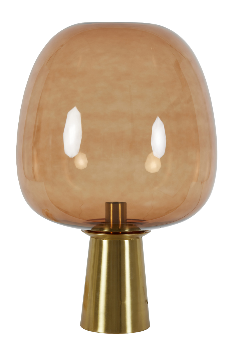 Table lamp Ø40x59 cm MAYSONY glass brown+bronze
