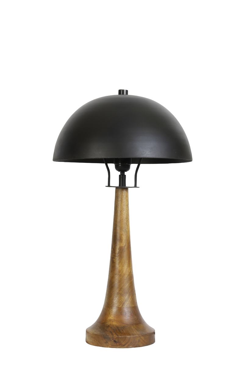 Table lamp Ø30x60 cm JOVANY wood oil + black